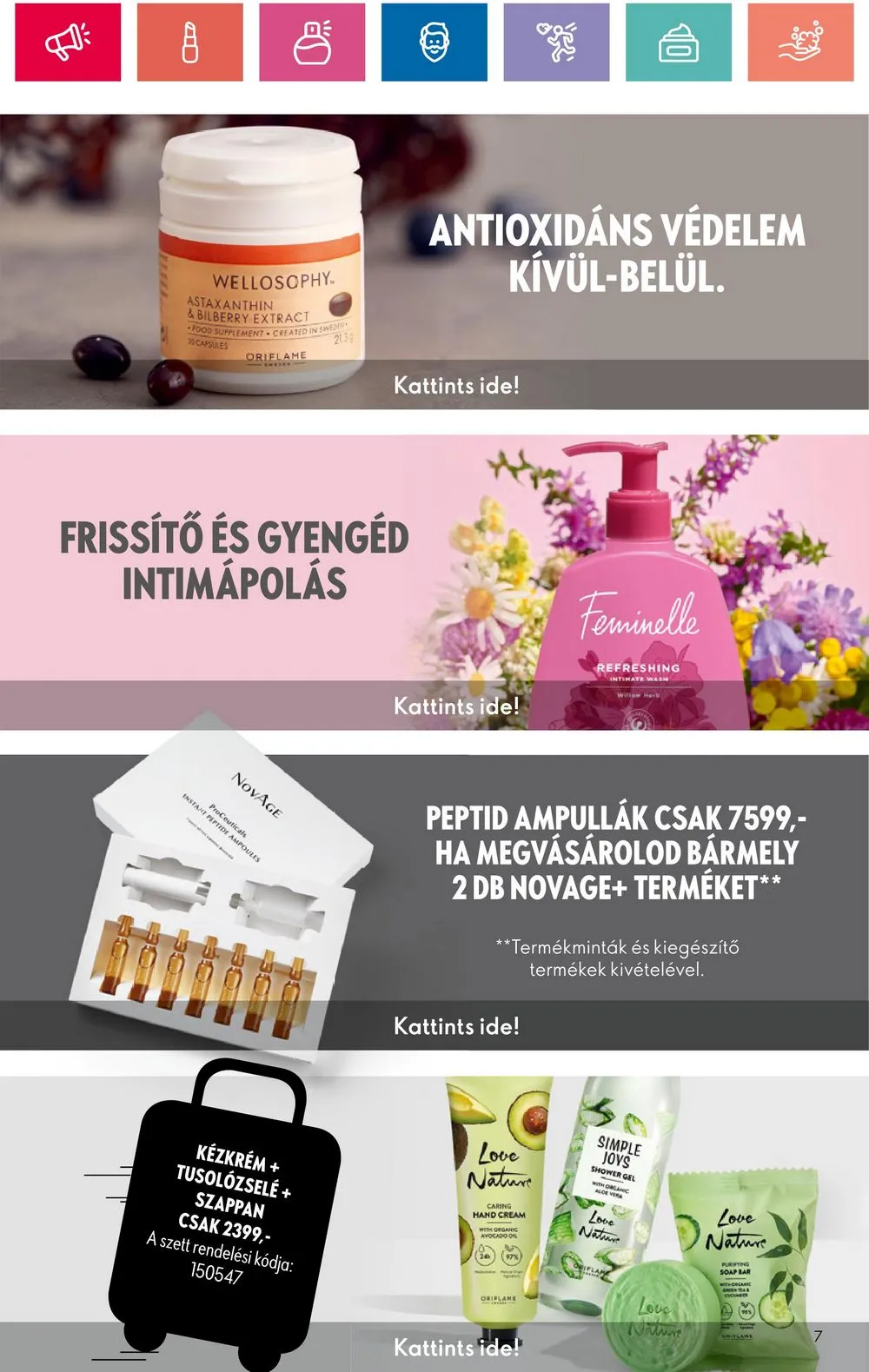 Oriflame akciós újság 07.09–07.29 – 7. oldal