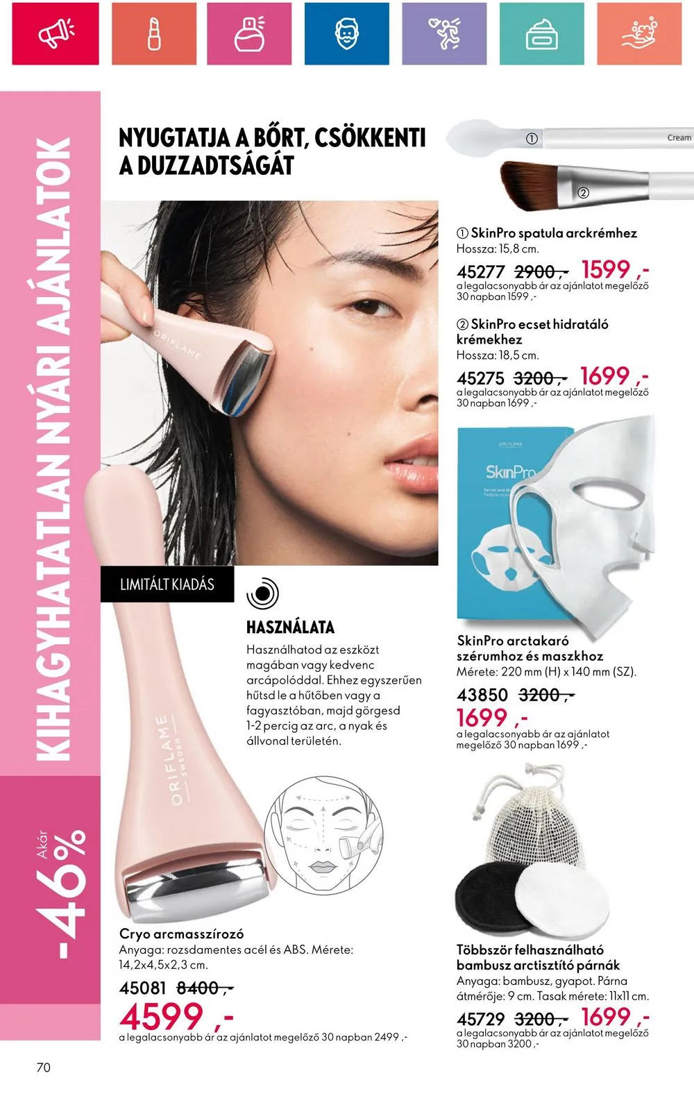 Oriflame akciós újság 07.09–07.29 – 70. oldal