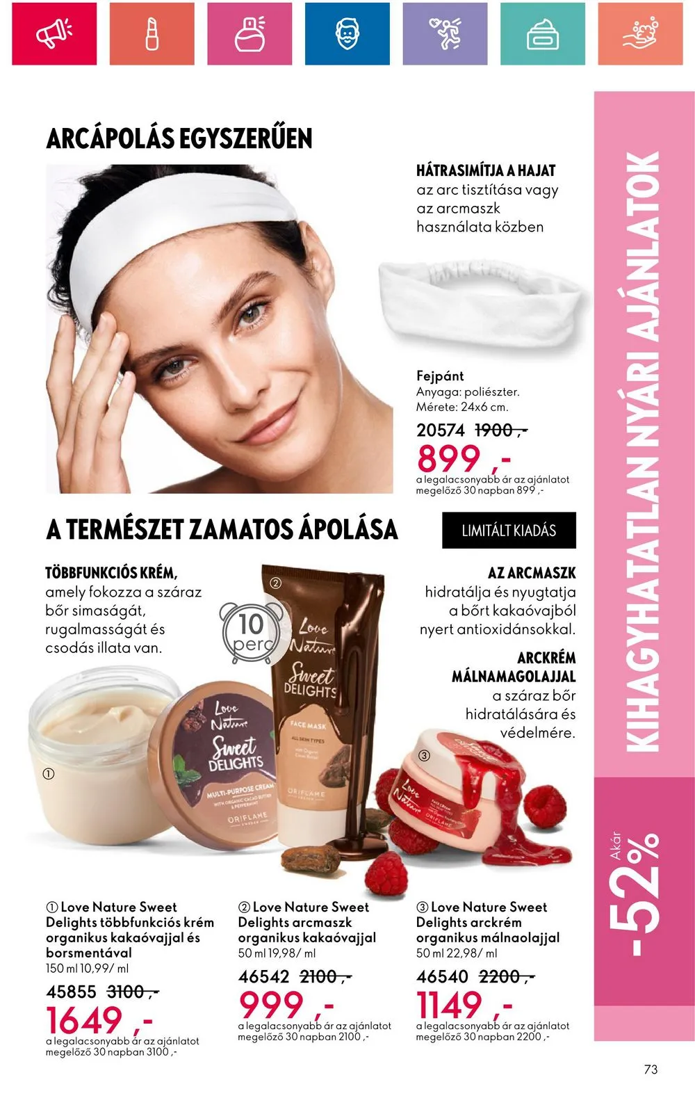 Oriflame akciós újság 07.09–07.29 – 73. oldal