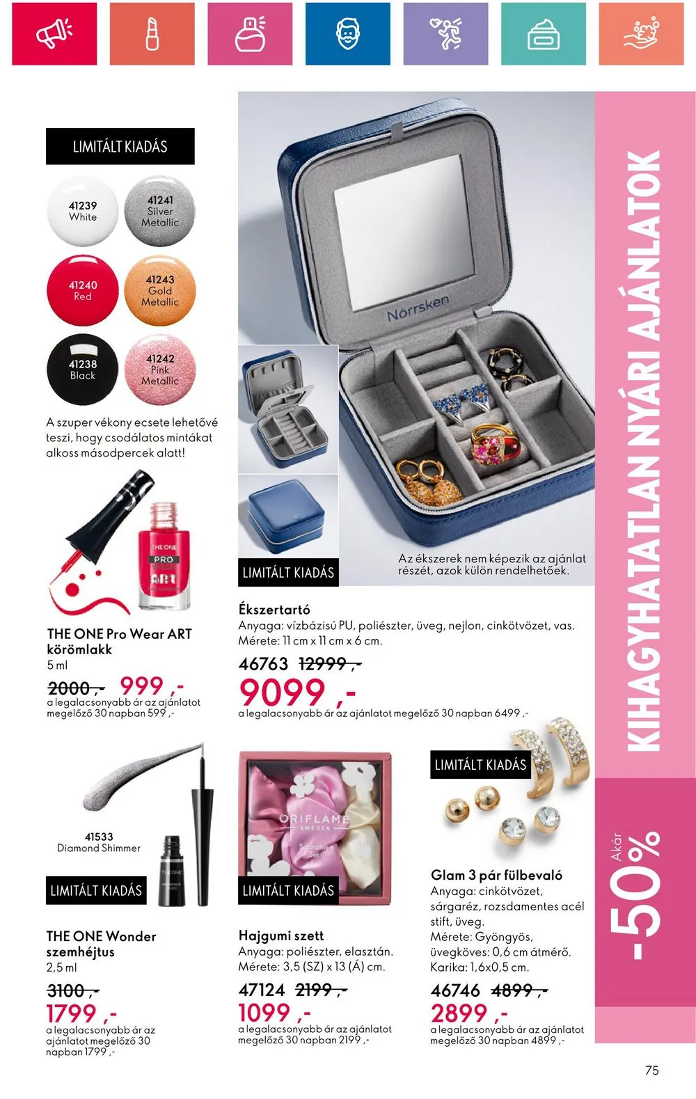 Oriflame akciós újság 07.09–07.29 – 75. oldal