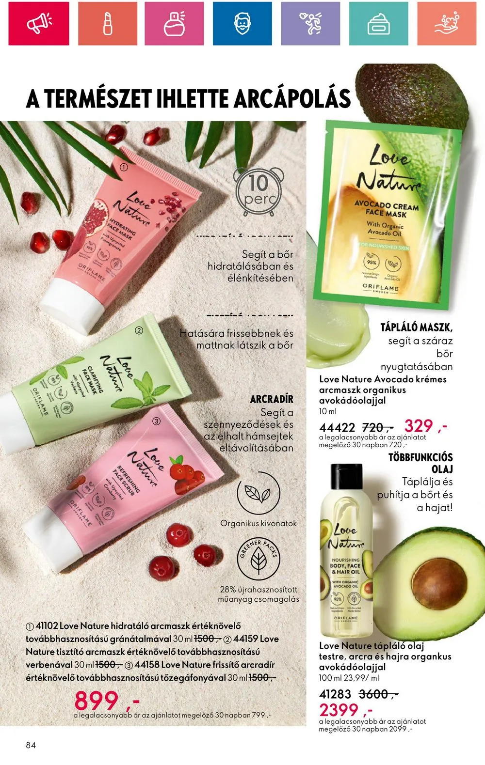 Oriflame akciós újság 07.09–07.29 – 84. oldal
