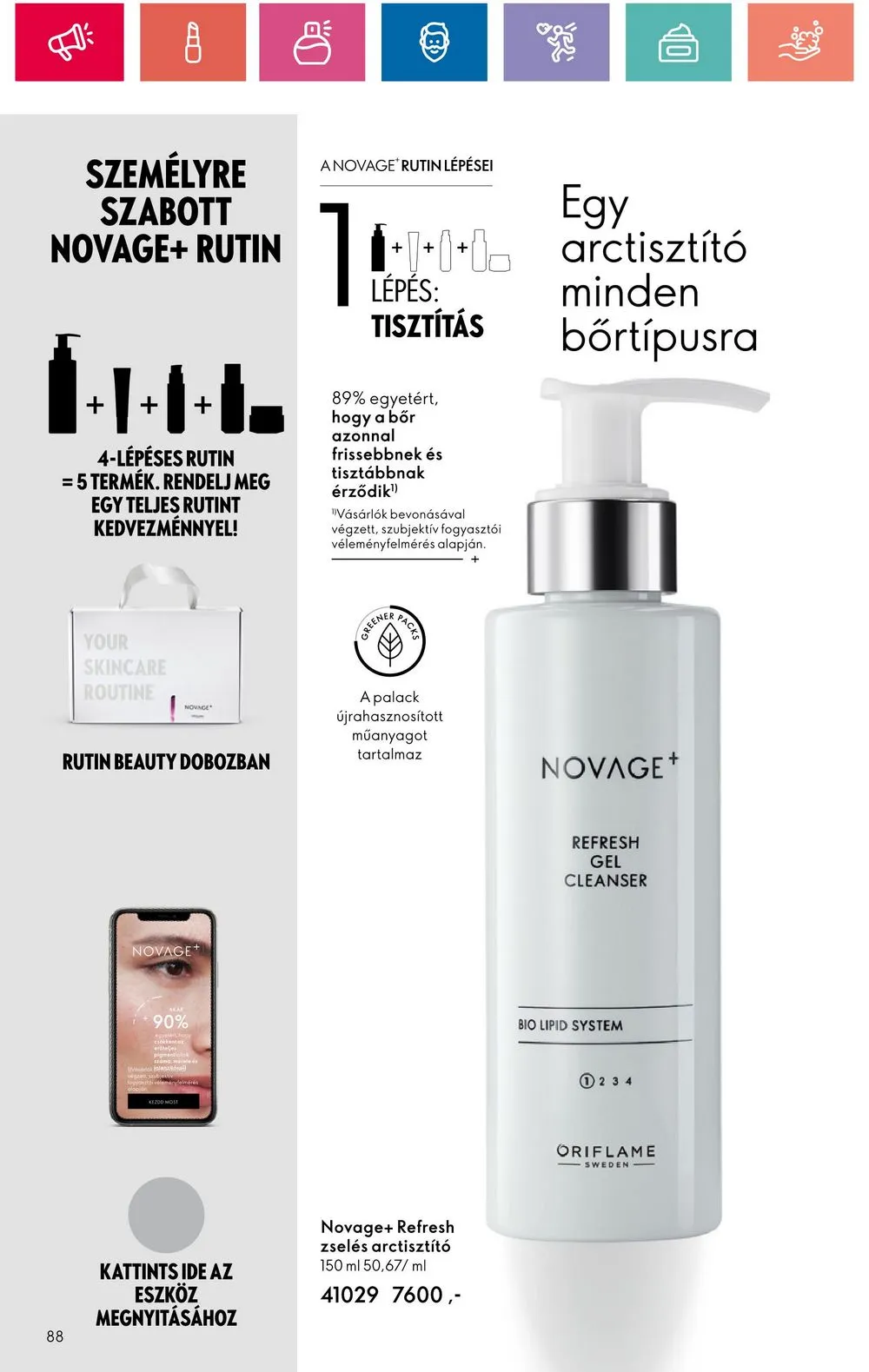 Oriflame akciós újság 07.09–07.29 – 88. oldal