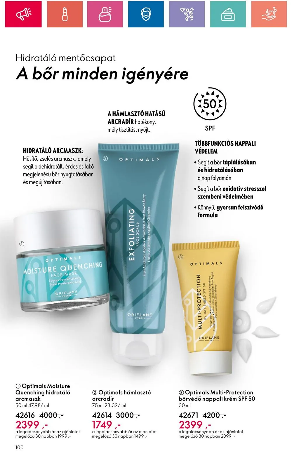 Oriflame akciós újság 07.30–08.19 – 100. oldal
