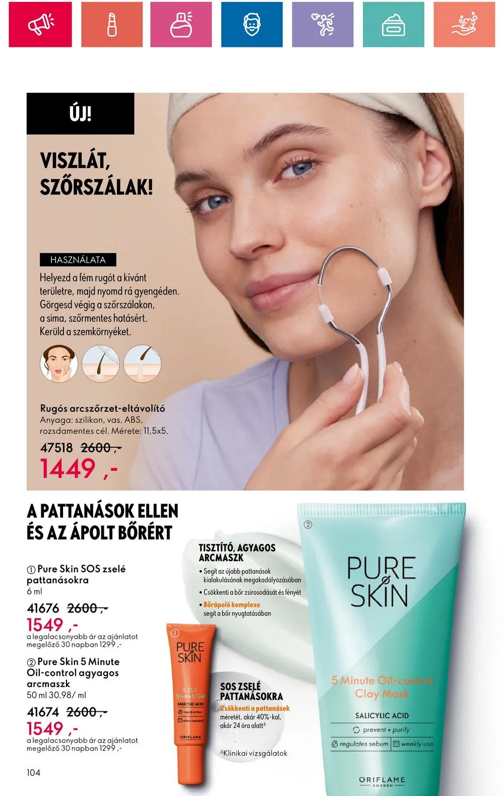 Oriflame akciós újság 07.30–08.19 – 104. oldal