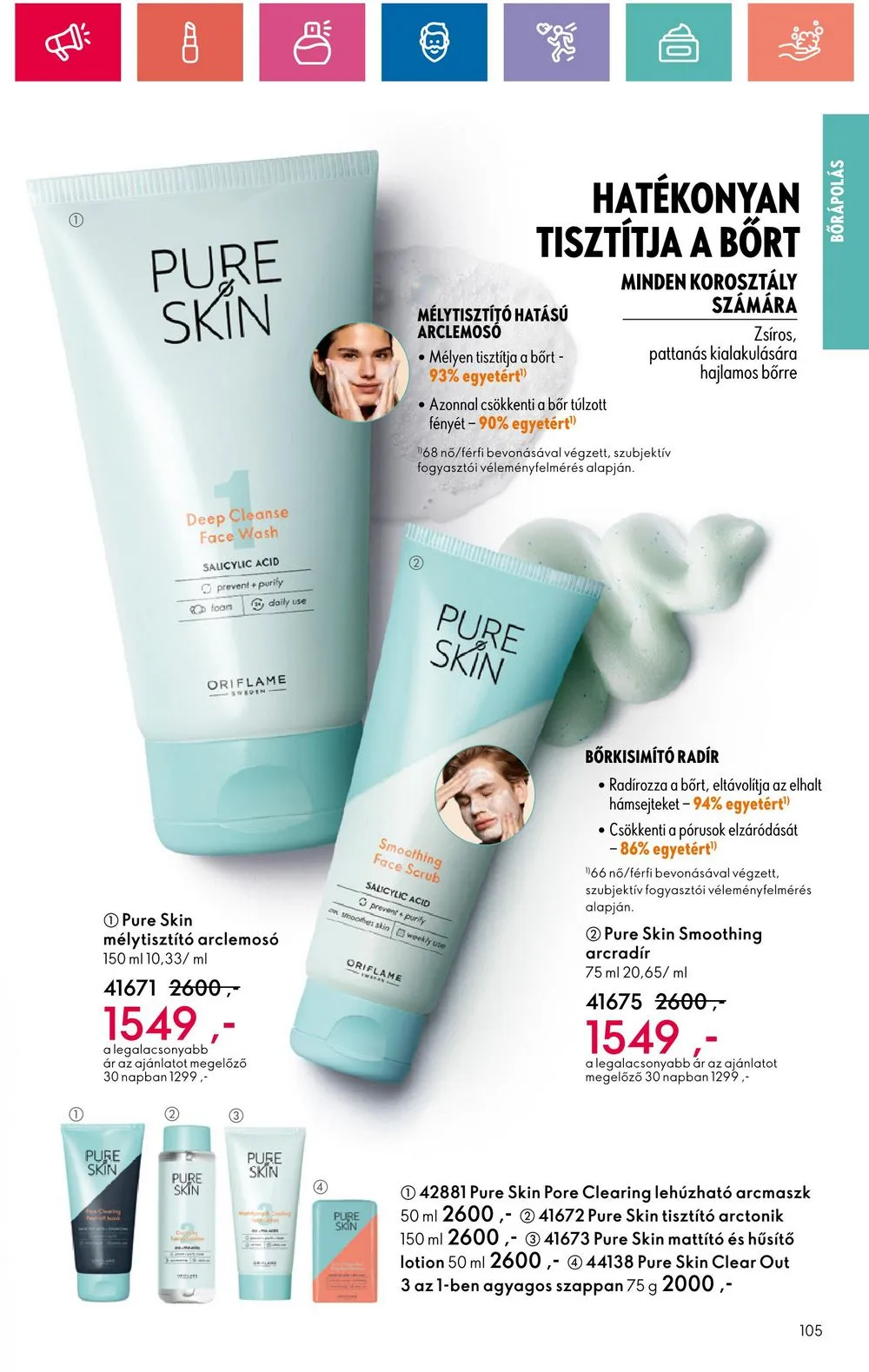 Oriflame akciós újság 07.30–08.19 – 105. oldal