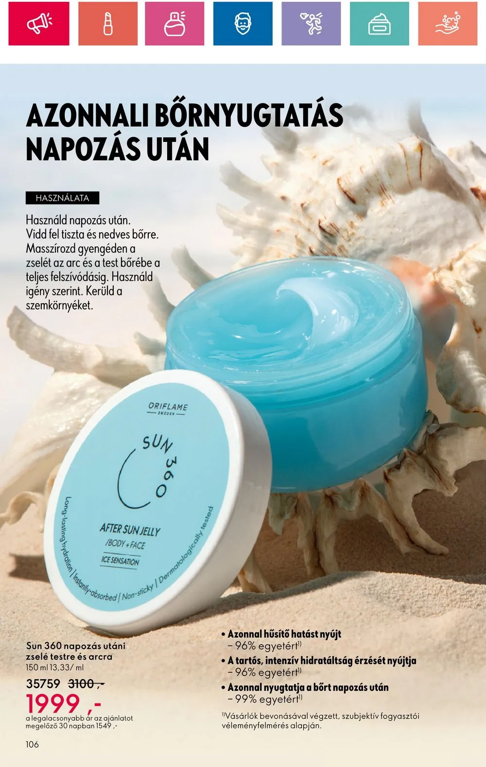 Oriflame akciós újság 07.30–08.19 – 106. oldal