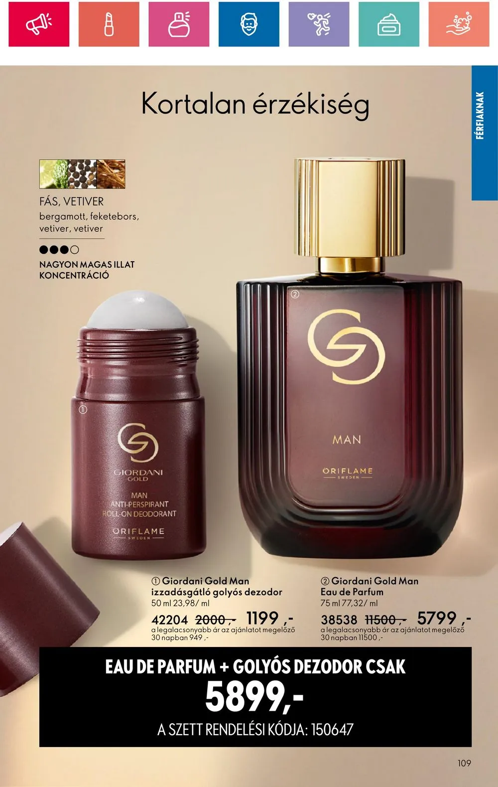 Oriflame akciós újság 07.30–08.19 – 109. oldal