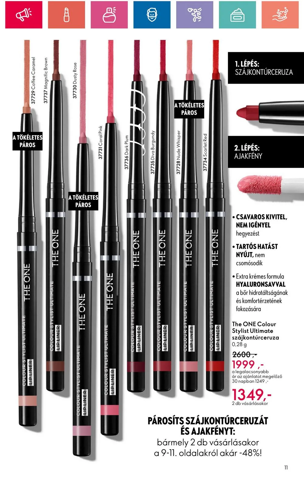 Oriflame akciós újság 07.30–08.19 – 11. oldal