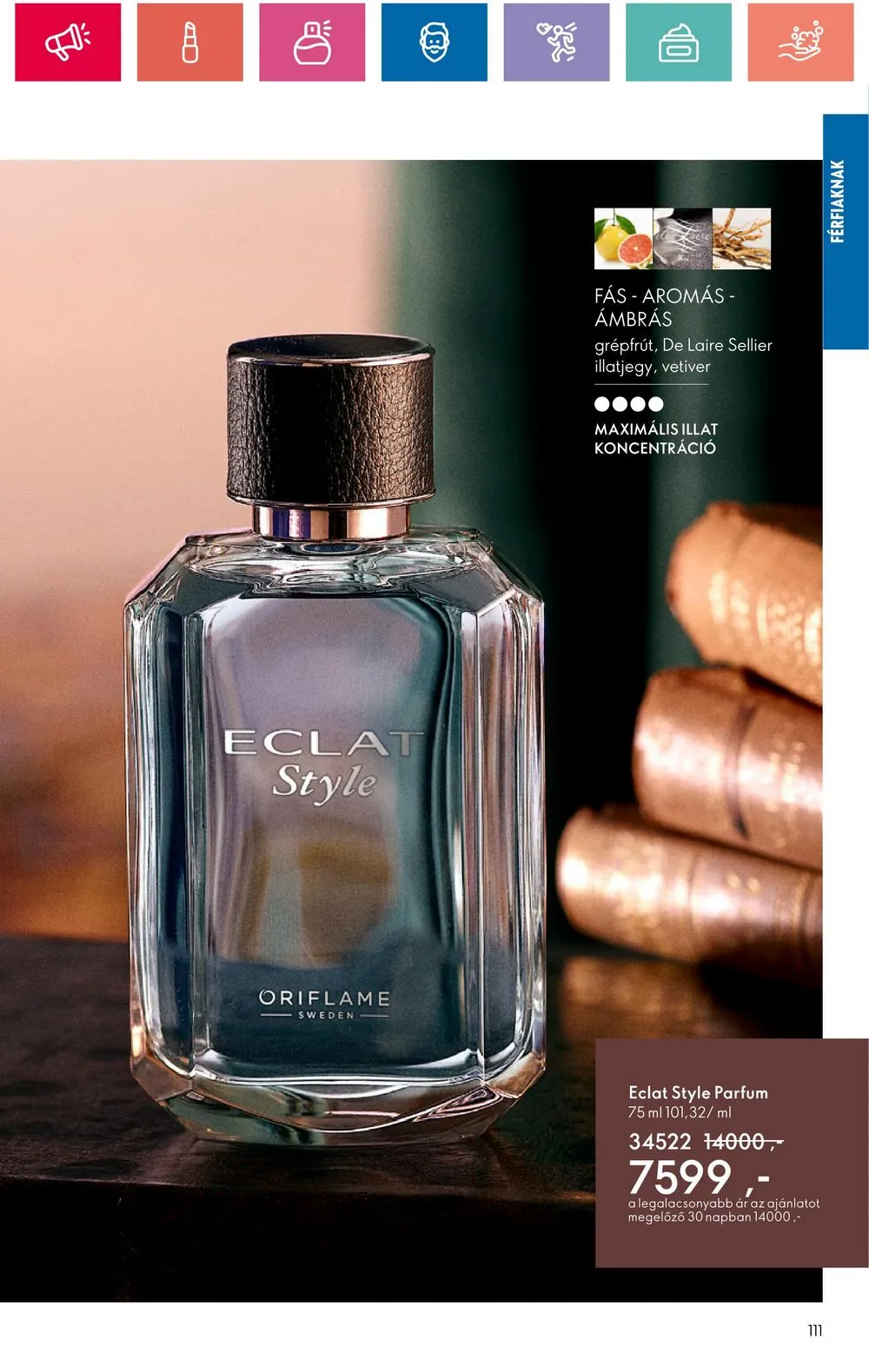 Oriflame akciós újság 07.30–08.19 – 111. oldal