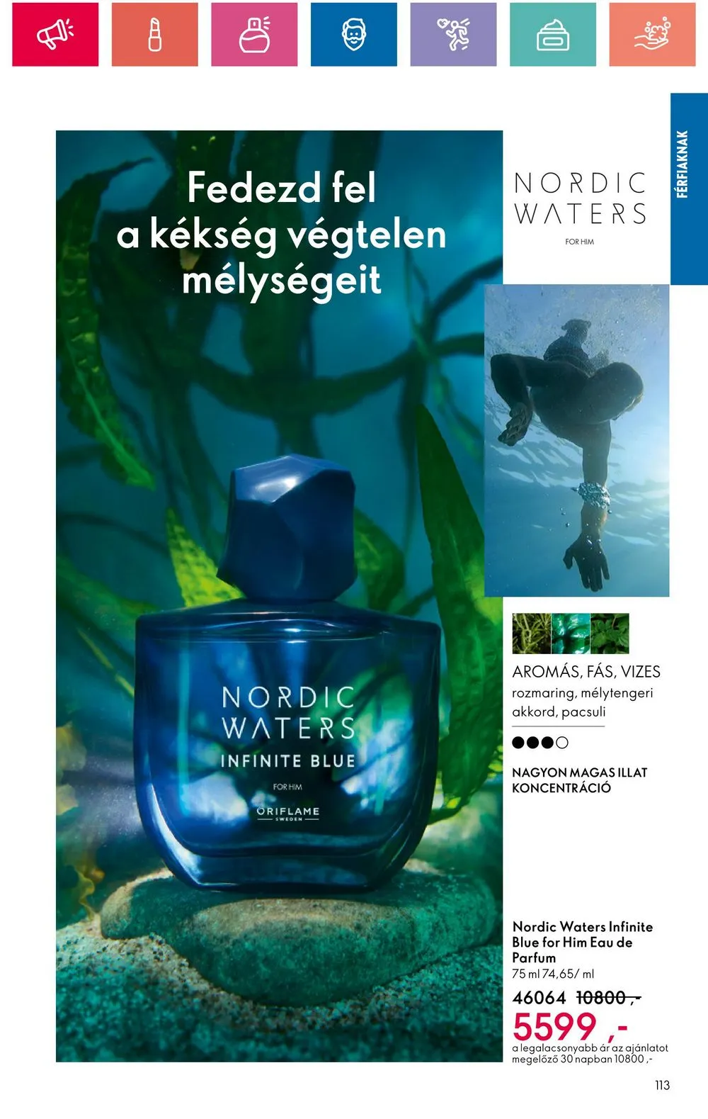 Oriflame akciós újság 07.30–08.19 – 113. oldal