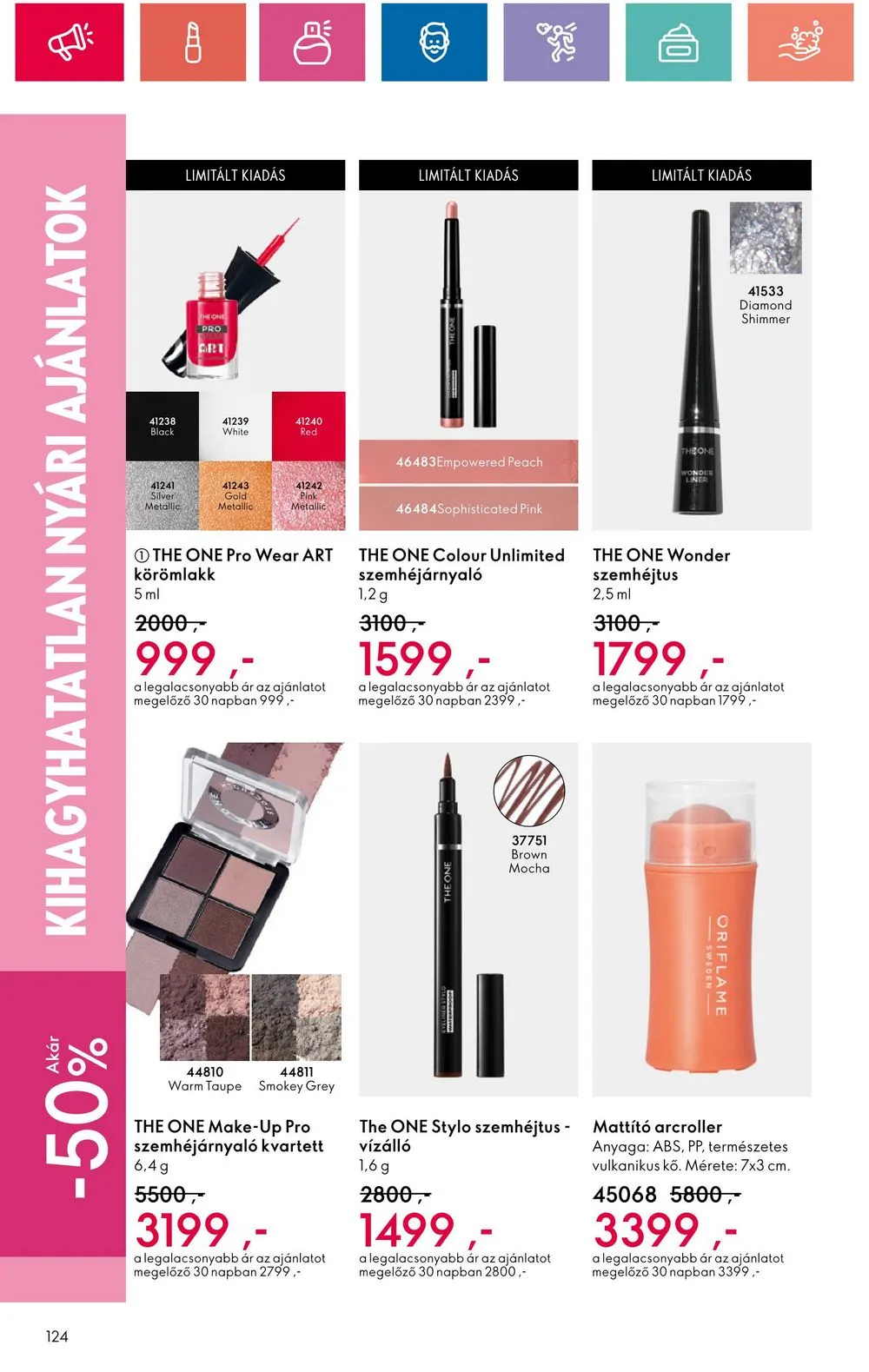 Oriflame akciós újság 07.30–08.19 – 124. oldal