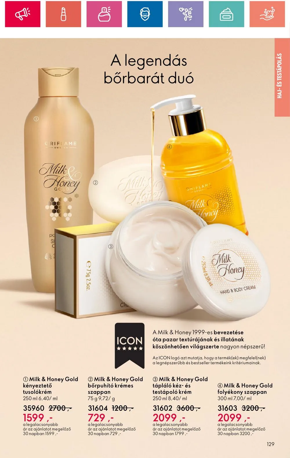 Oriflame akciós újság 07.30–08.19 – 129. oldal