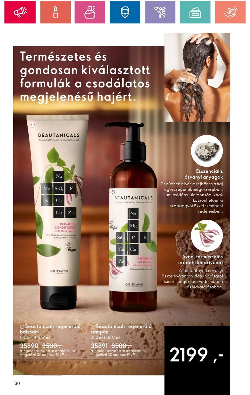 Oriflame akciós újság 07.30–08.19 – 130. oldal