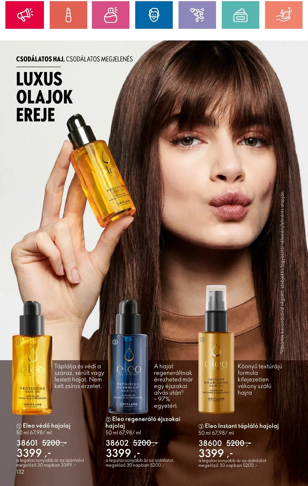 Oriflame akciós újság 07.30–08.19 – 132. oldal