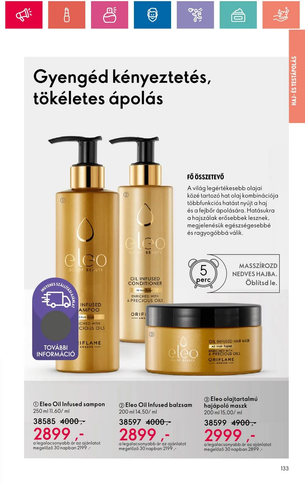 Oriflame akciós újság 07.30–08.19 – 133. oldal