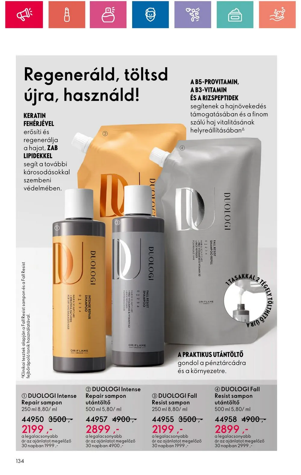 Oriflame akciós újság 07.30–08.19 – 134. oldal