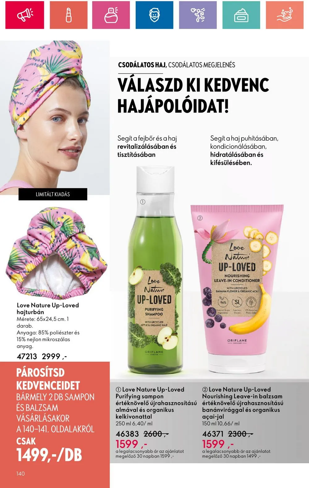 Oriflame akciós újság 07.30–08.19 – 140. oldal