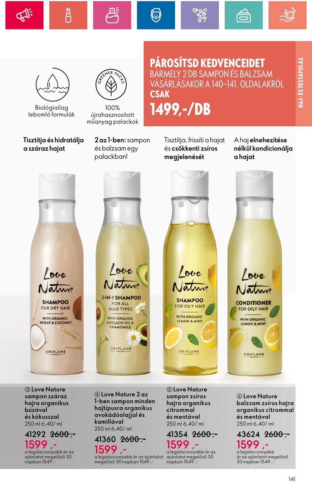 Oriflame akciós újság 07.30–08.19 – 141. oldal
