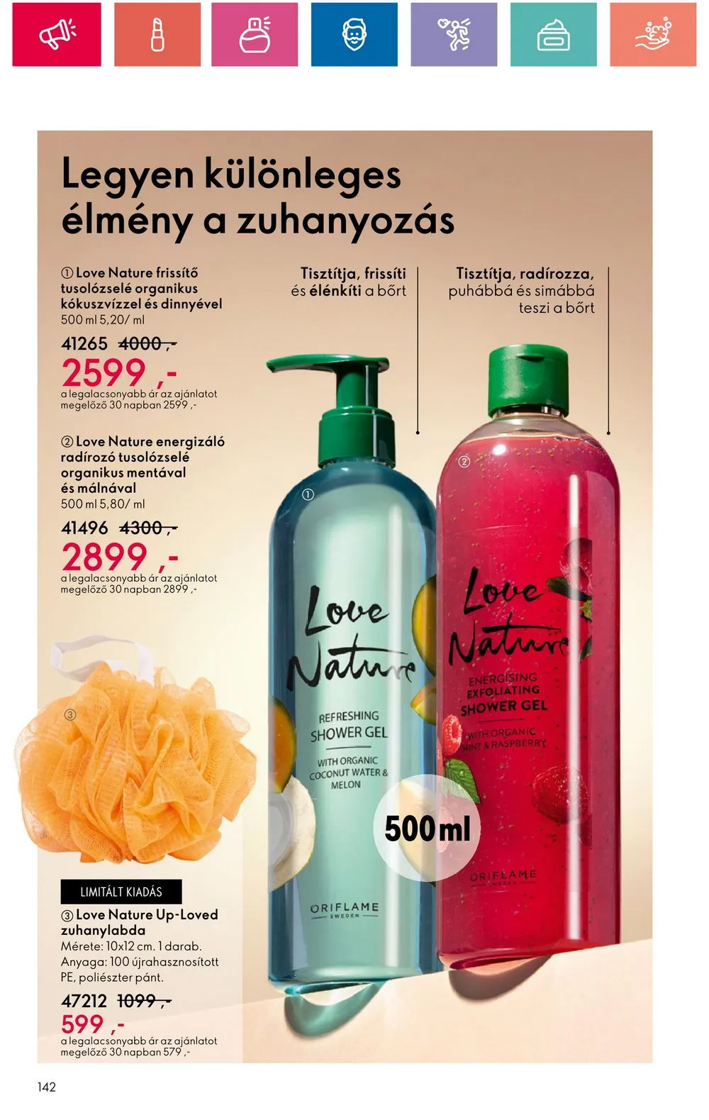 Oriflame akciós újság 07.30–08.19 – 142. oldal