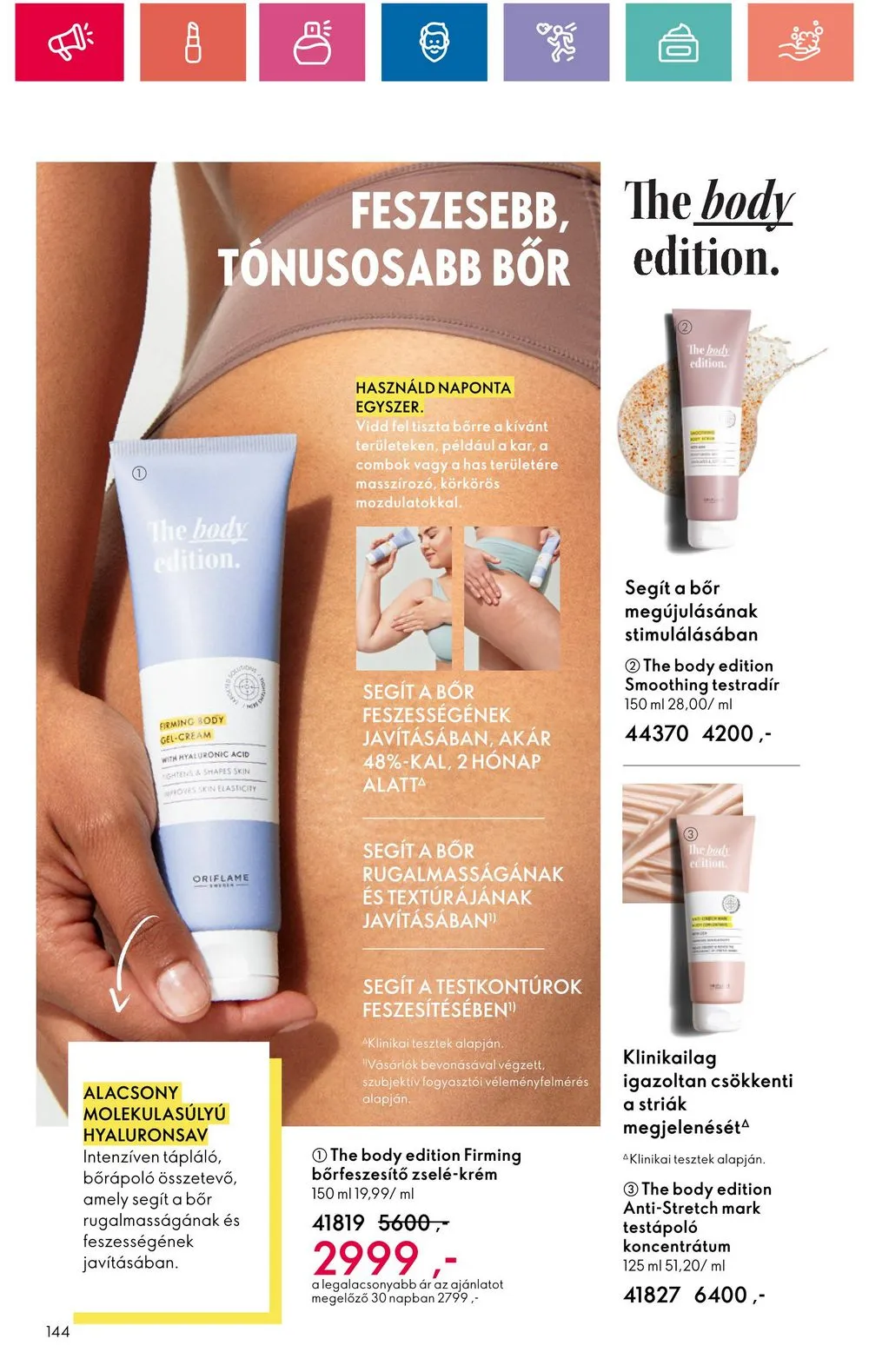 Oriflame akciós újság 07.30–08.19 – 144. oldal