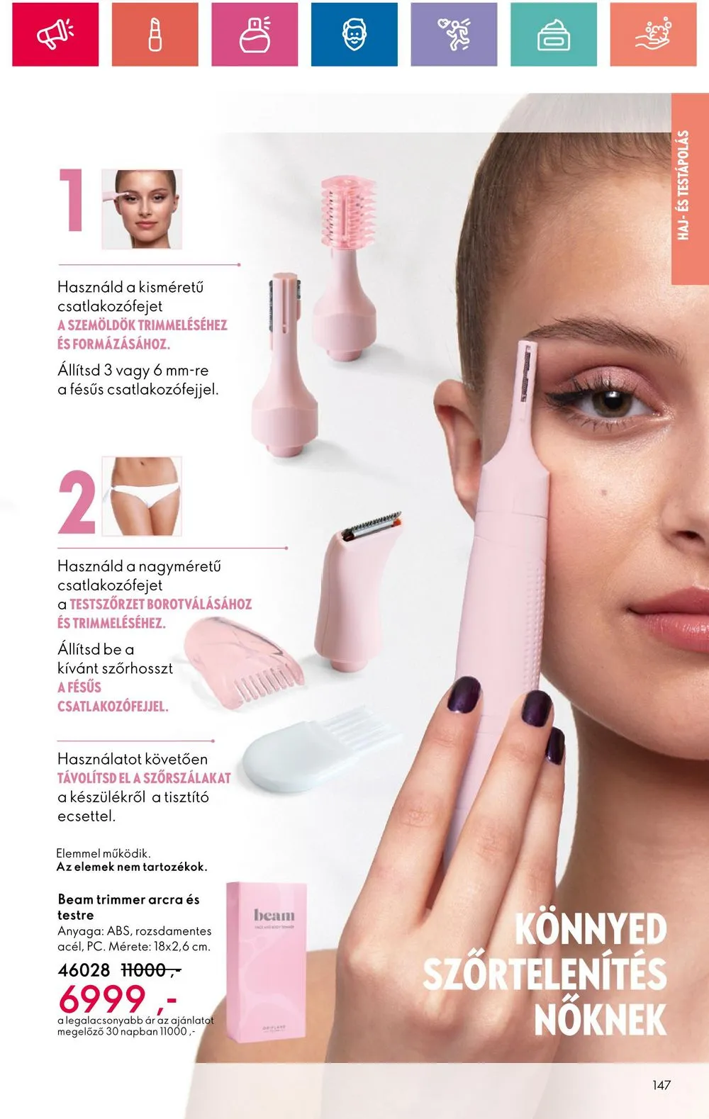 Oriflame akciós újság 07.30–08.19 – 147. oldal