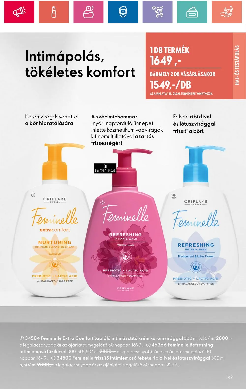 Oriflame akciós újság 07.30–08.19 – 149. oldal