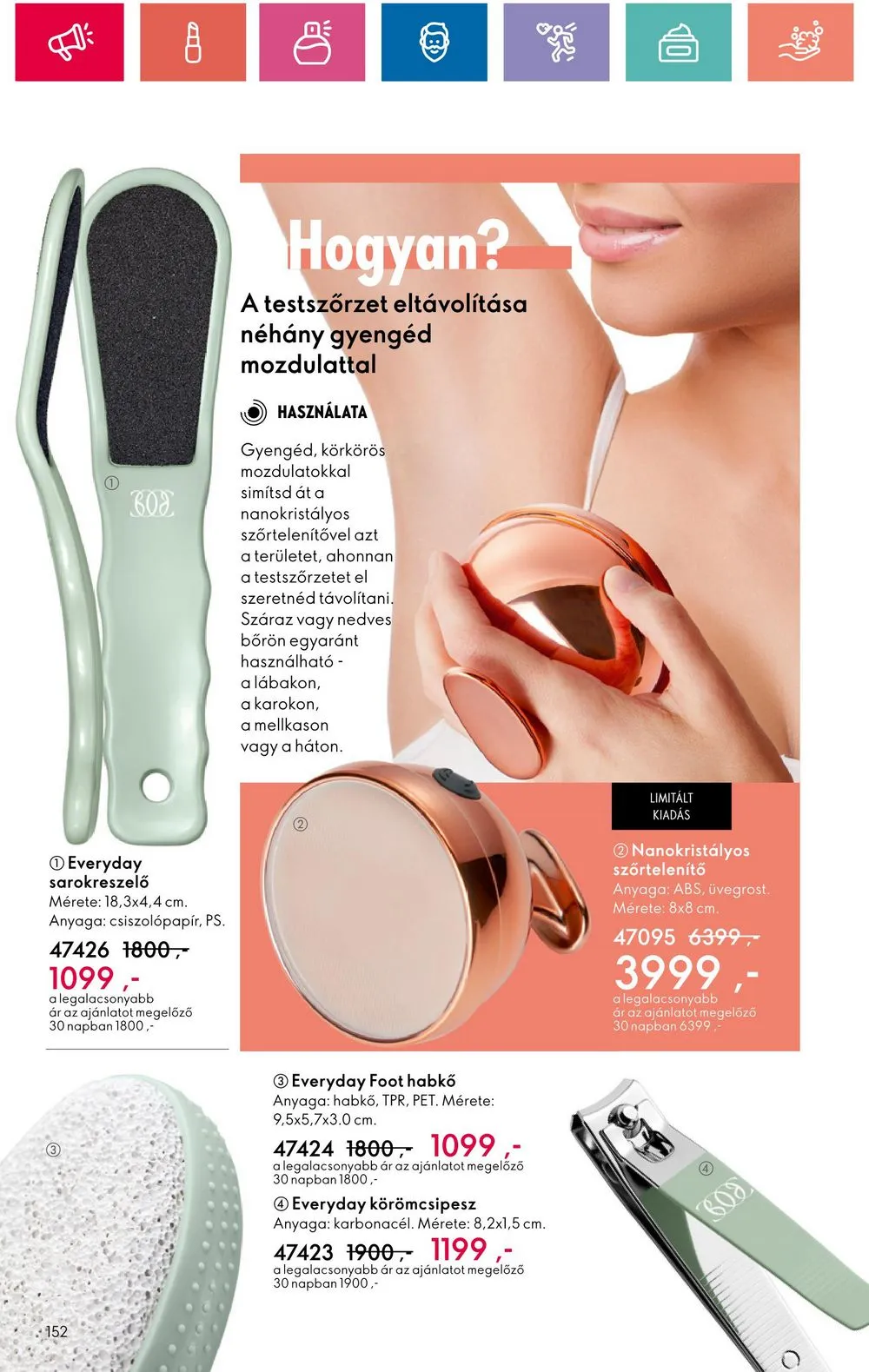 Oriflame akciós újság 07.30–08.19 – 152. oldal
