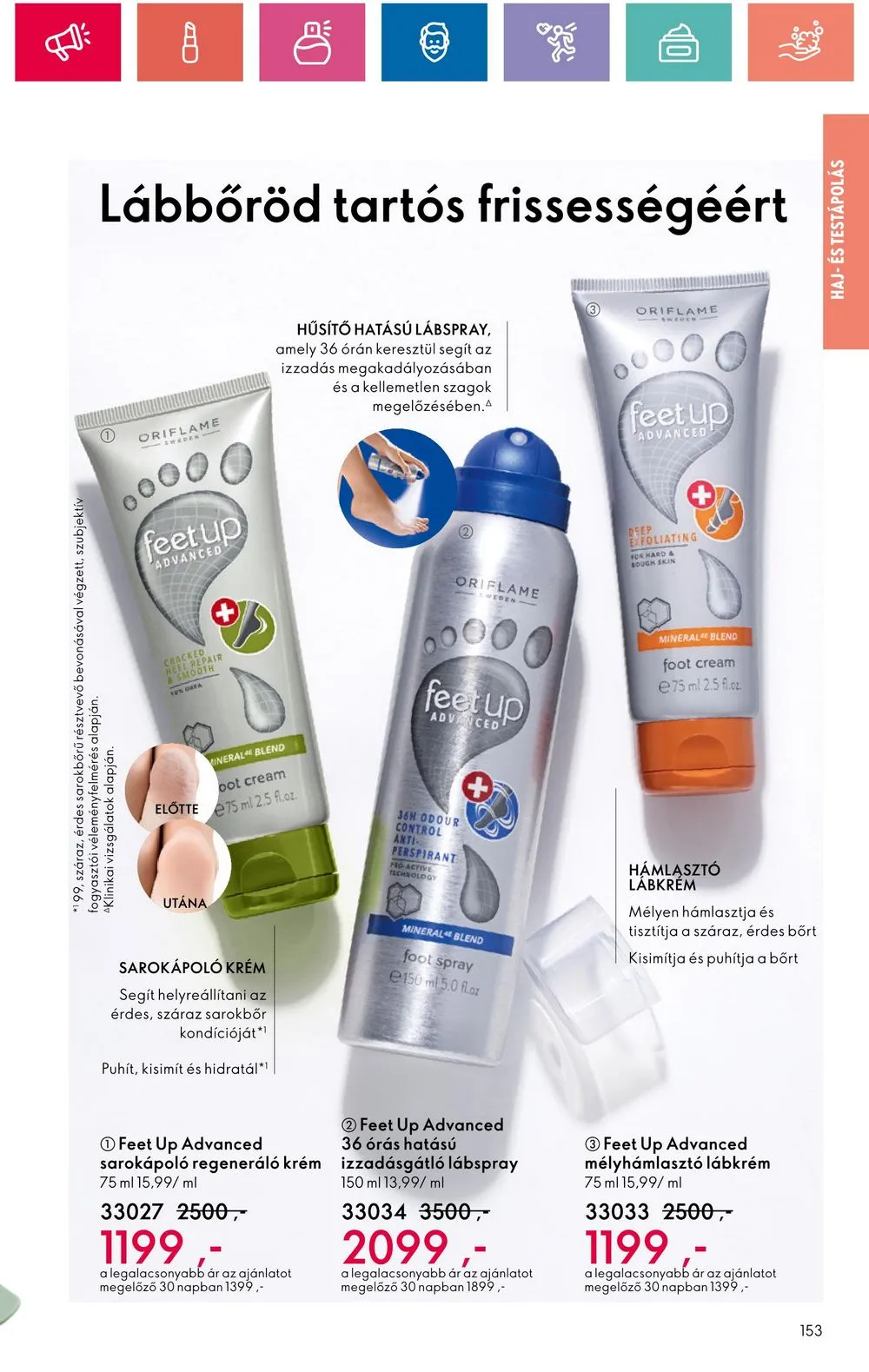 Oriflame akciós újság 07.30–08.19 – 153. oldal