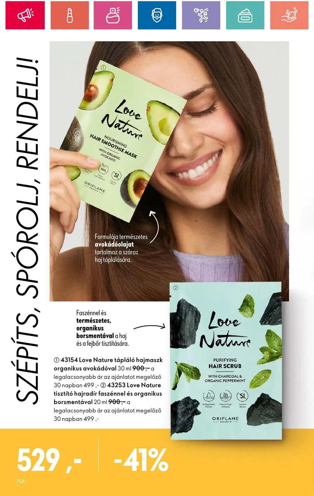 Oriflame akciós újság 07.30–08.19 – 158. oldal