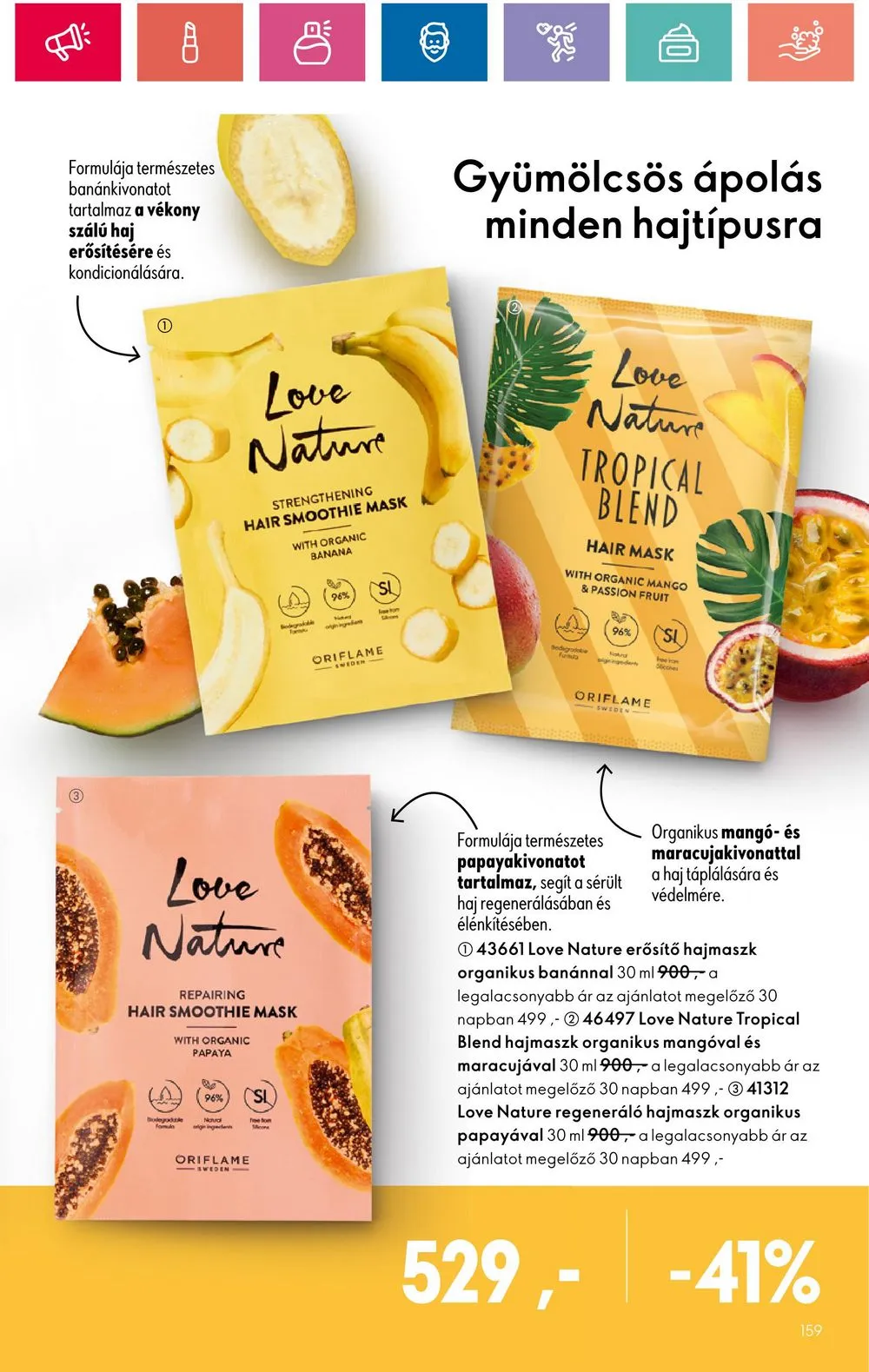 Oriflame akciós újság 07.30–08.19 – 159. oldal