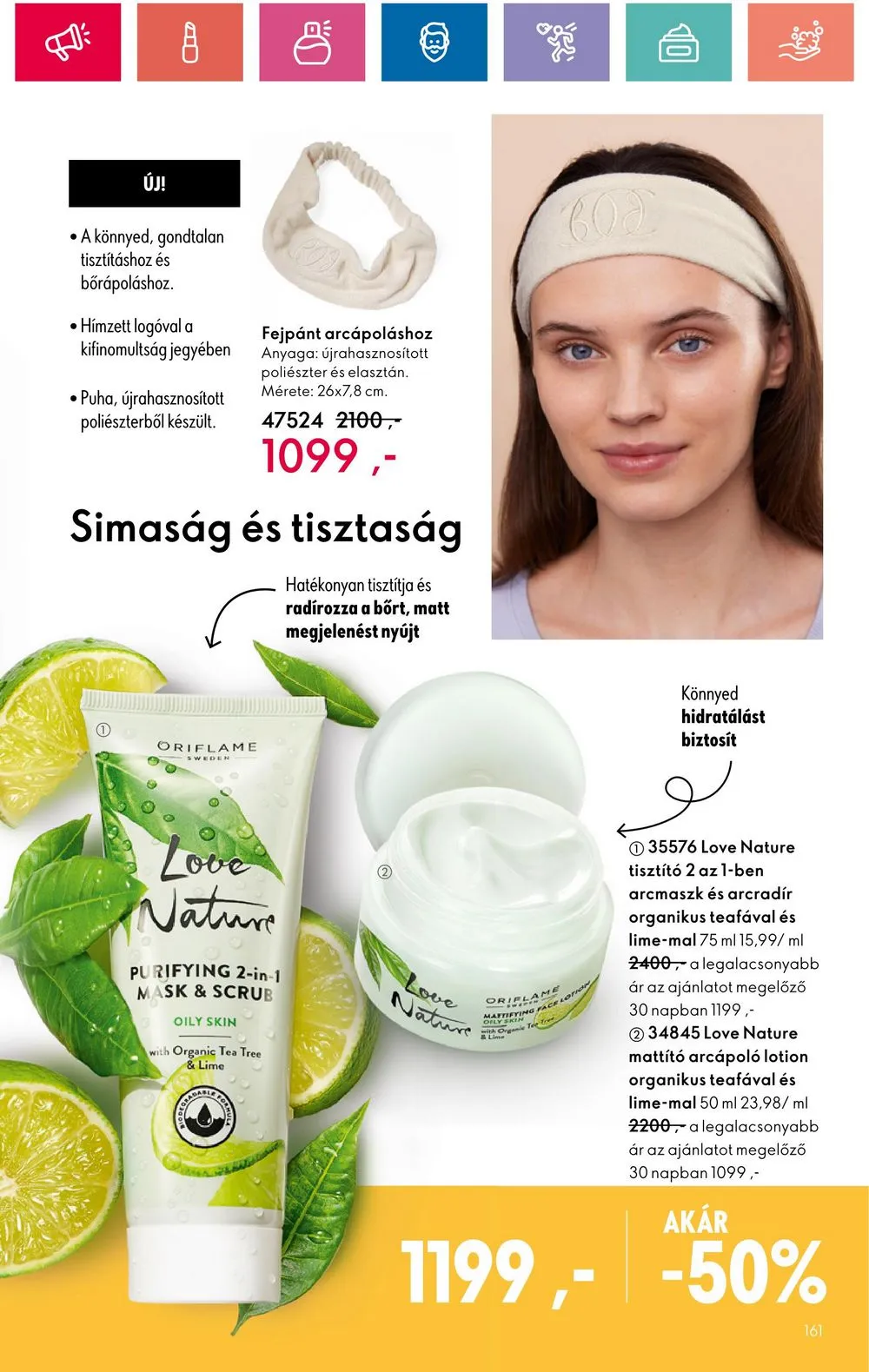 Oriflame akciós újság 07.30–08.19 – 161. oldal