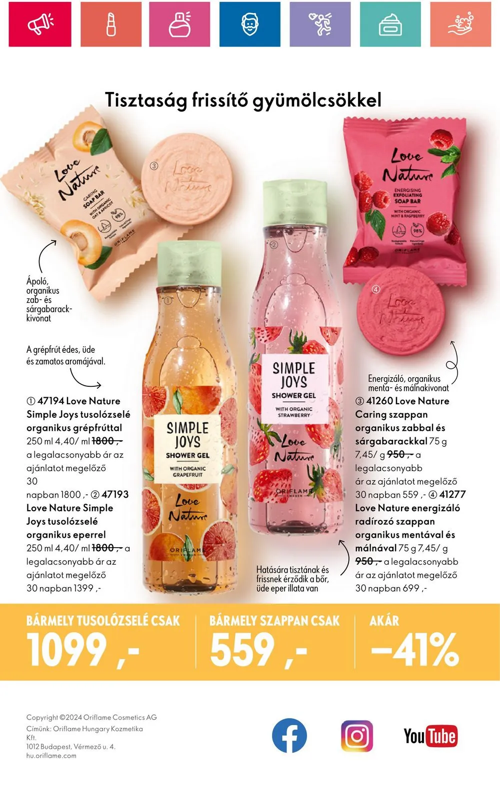 Oriflame akciós újság 07.30–08.19 – 164. oldal