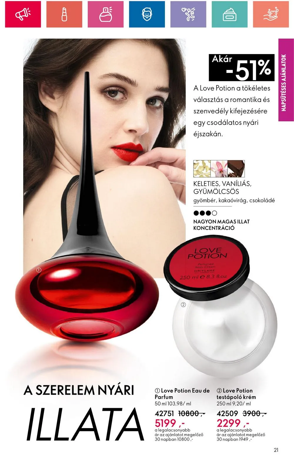 Oriflame akciós újság 07.30–08.19 – 21. oldal
