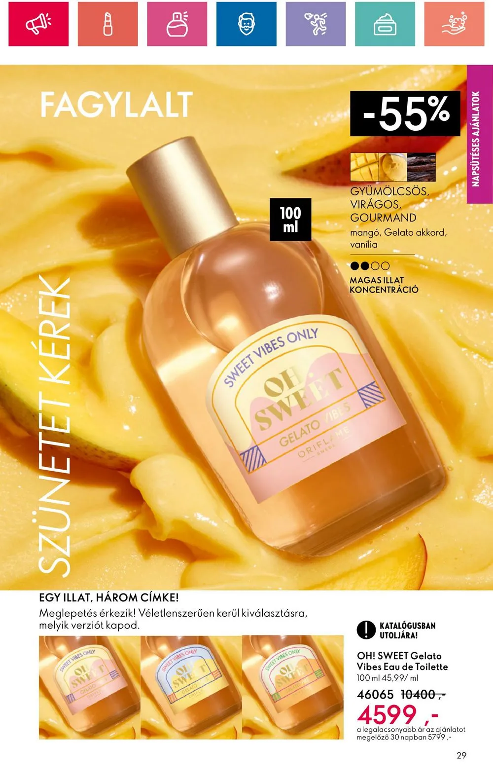 Oriflame akciós újság 07.30–08.19 – 29. oldal