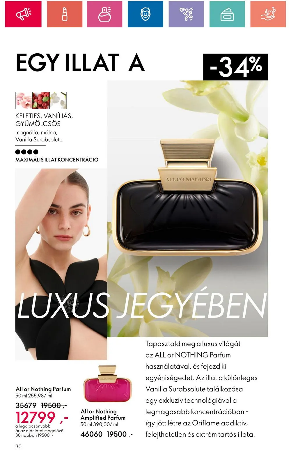 Oriflame akciós újság 07.30–08.19 – 30. oldal