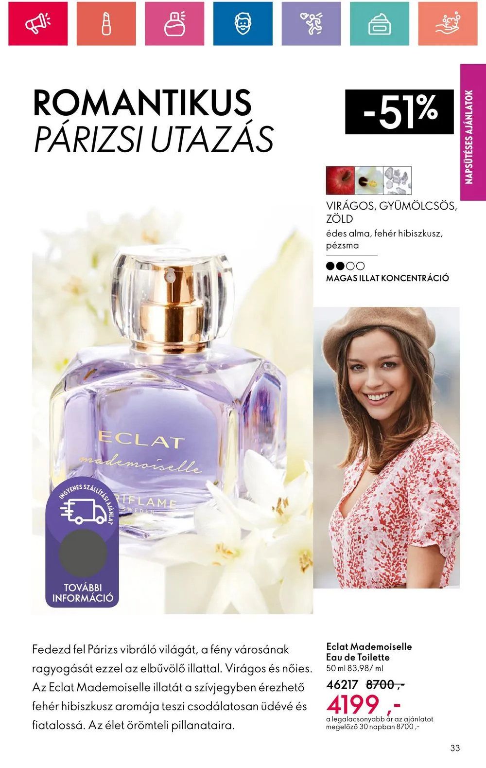 Oriflame akciós újság 07.30–08.19 – 33. oldal