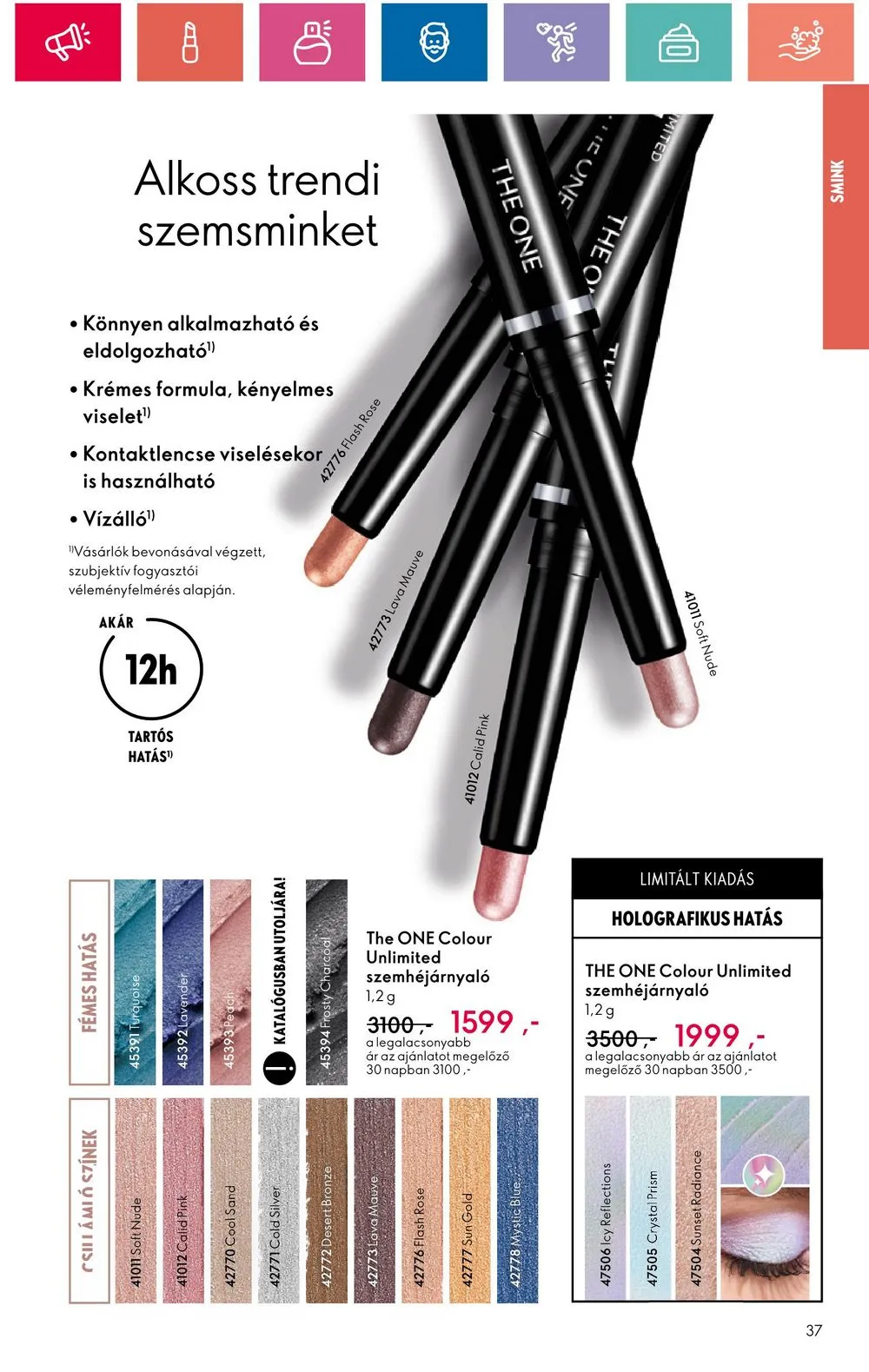 Oriflame akciós újság 07.30–08.19 – 37. oldal