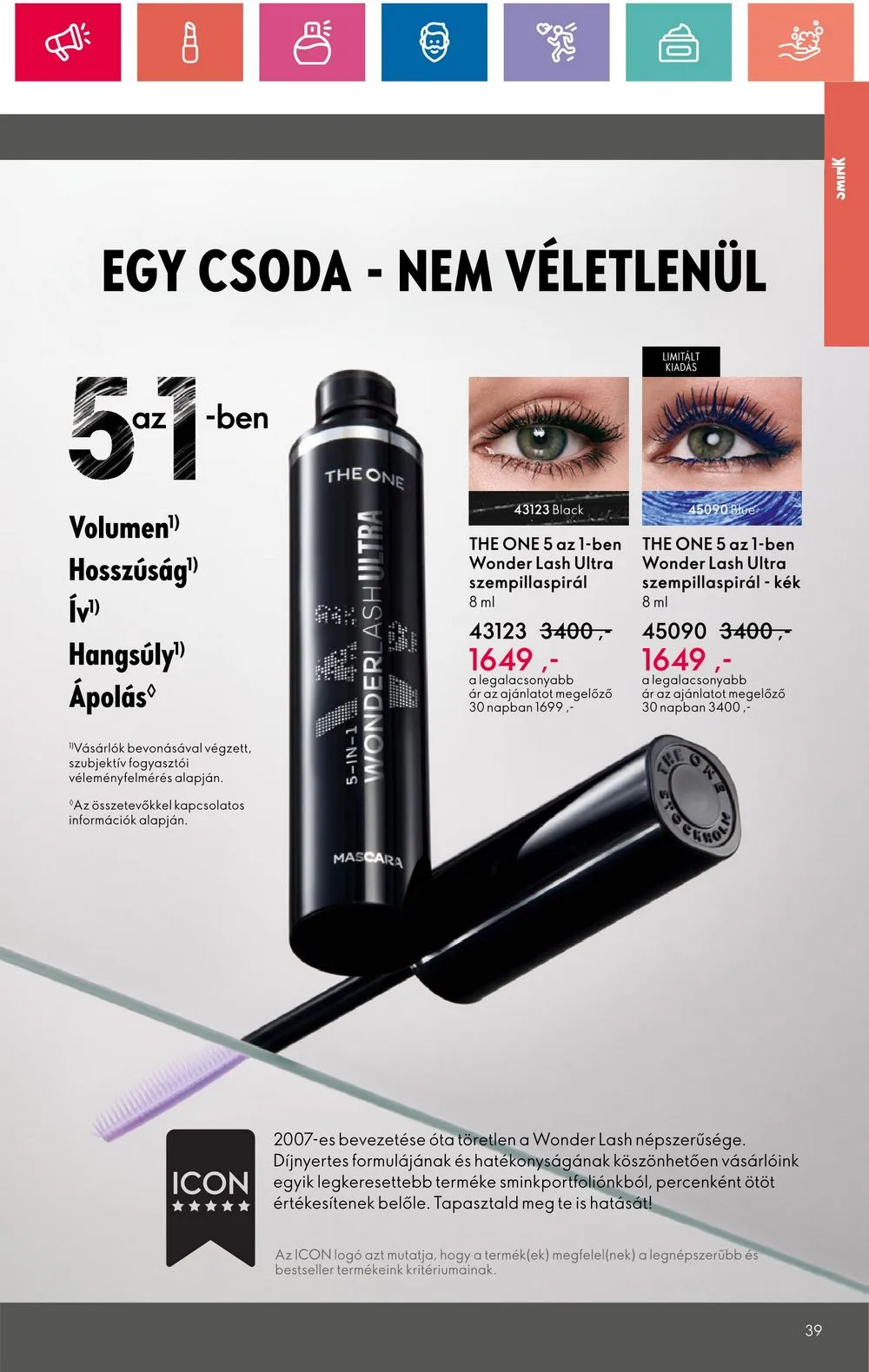 Oriflame akciós újság 07.30–08.19 – 39. oldal