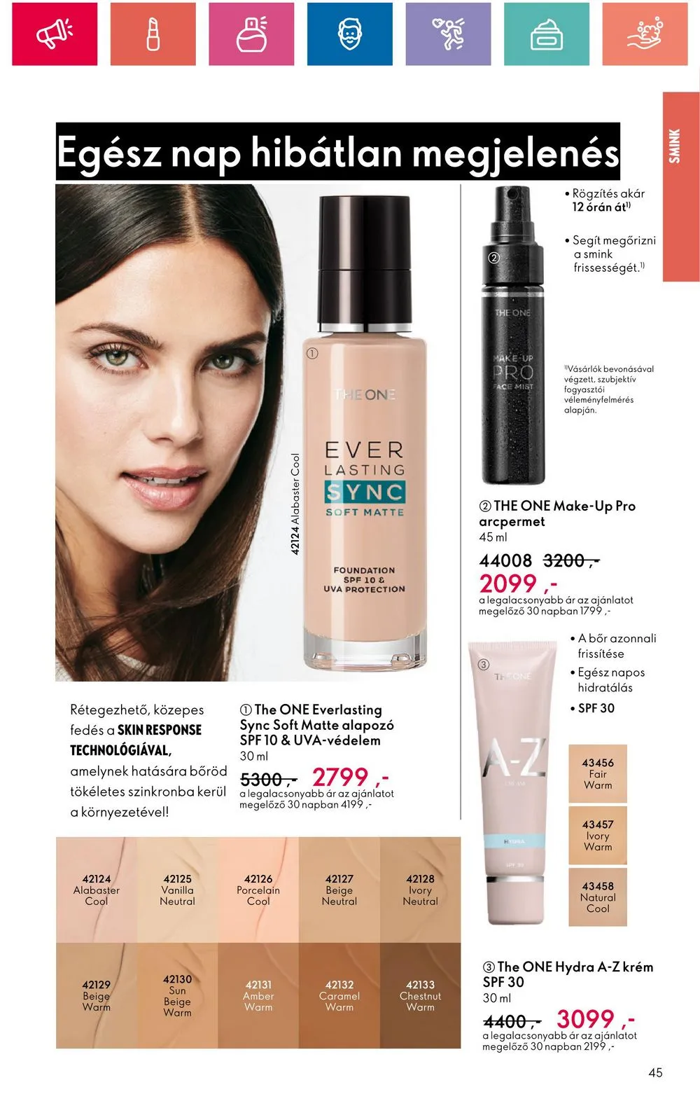 Oriflame akciós újság 07.30–08.19 – 45. oldal