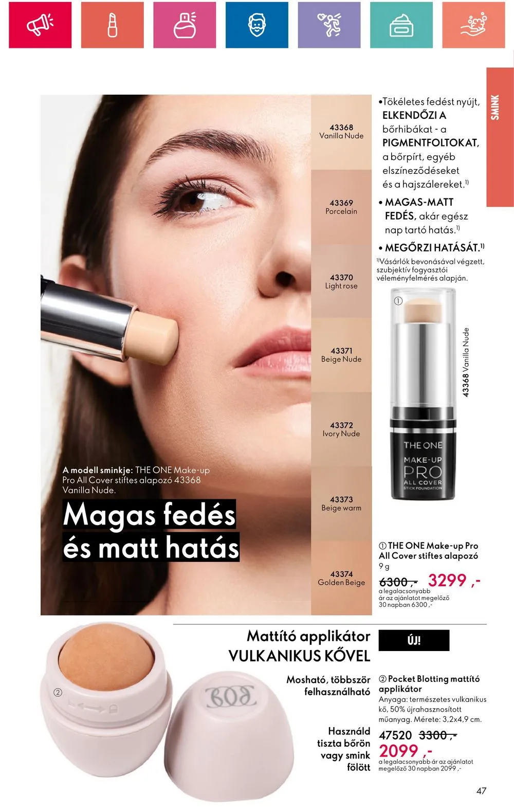 Oriflame akciós újság 07.30–08.19 – 47. oldal