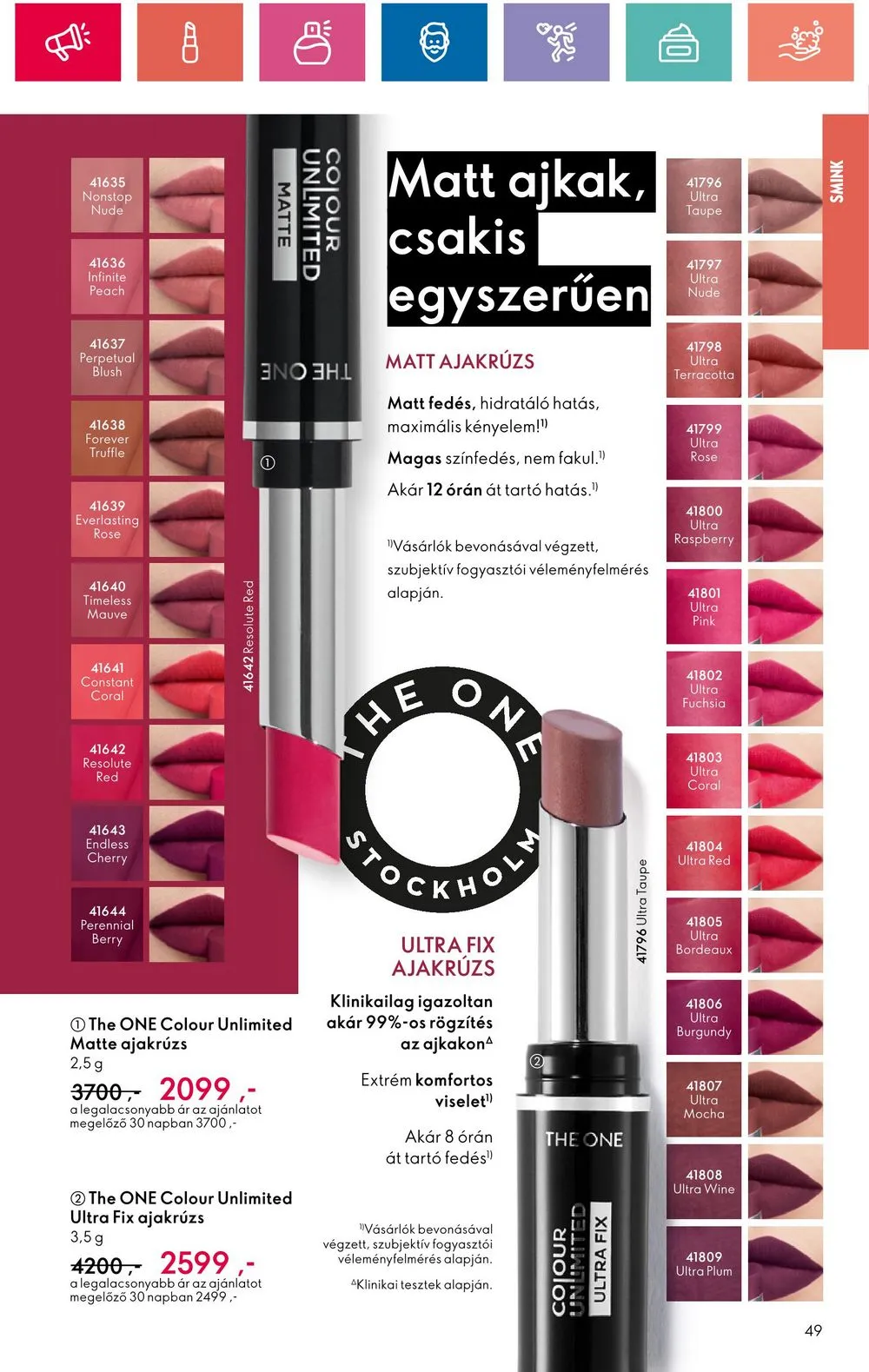 Oriflame akciós újság 07.30–08.19 – 49. oldal