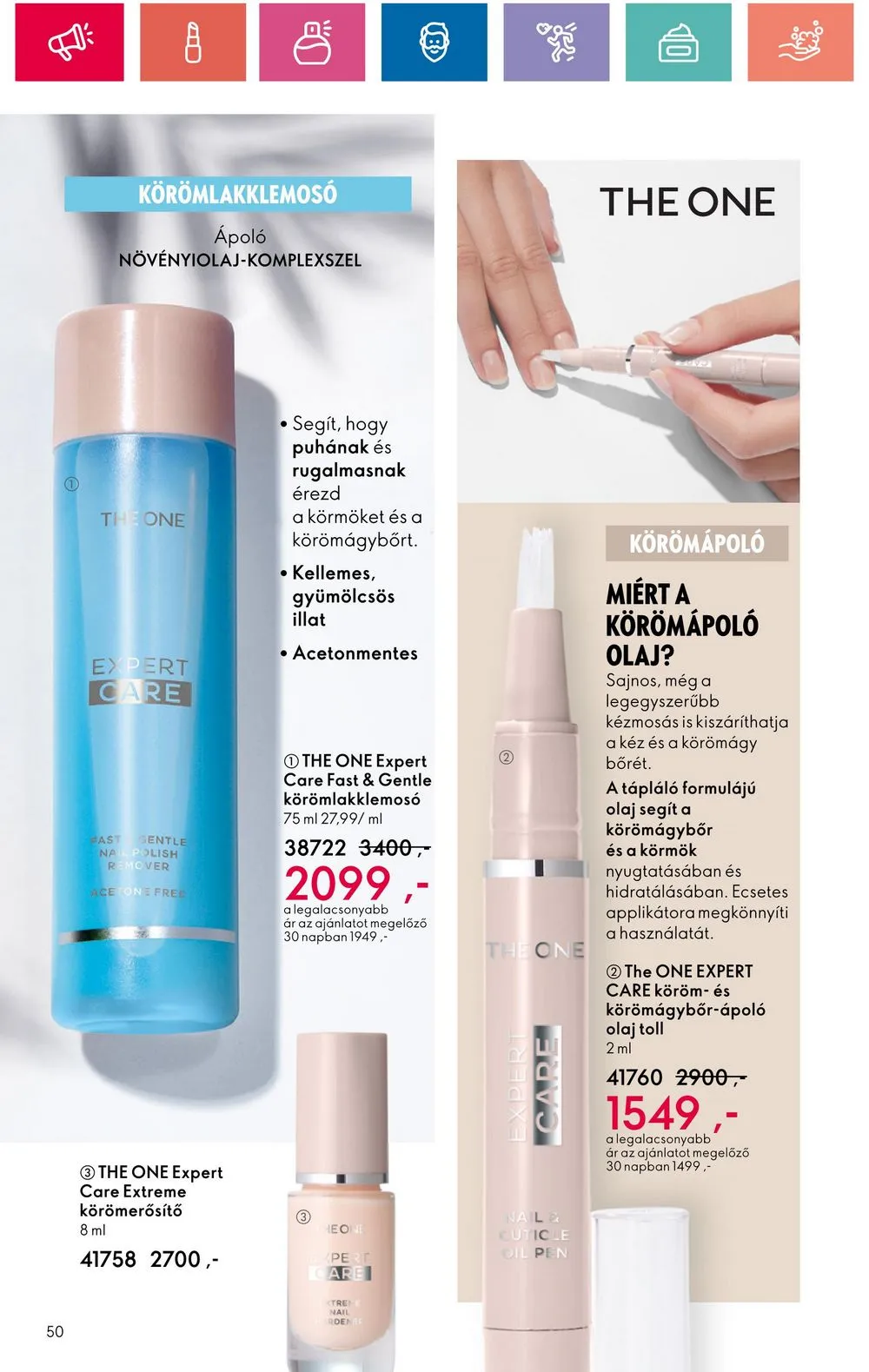 Oriflame akciós újság 07.30–08.19 – 50. oldal