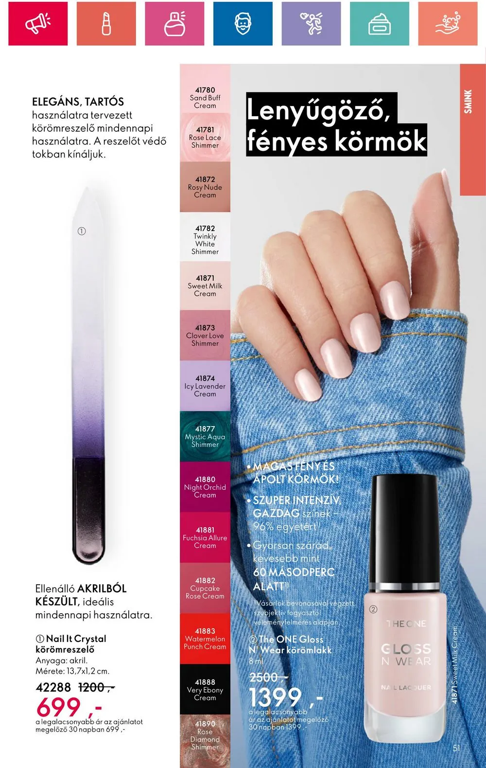 Oriflame akciós újság 07.30–08.19 – 51. oldal
