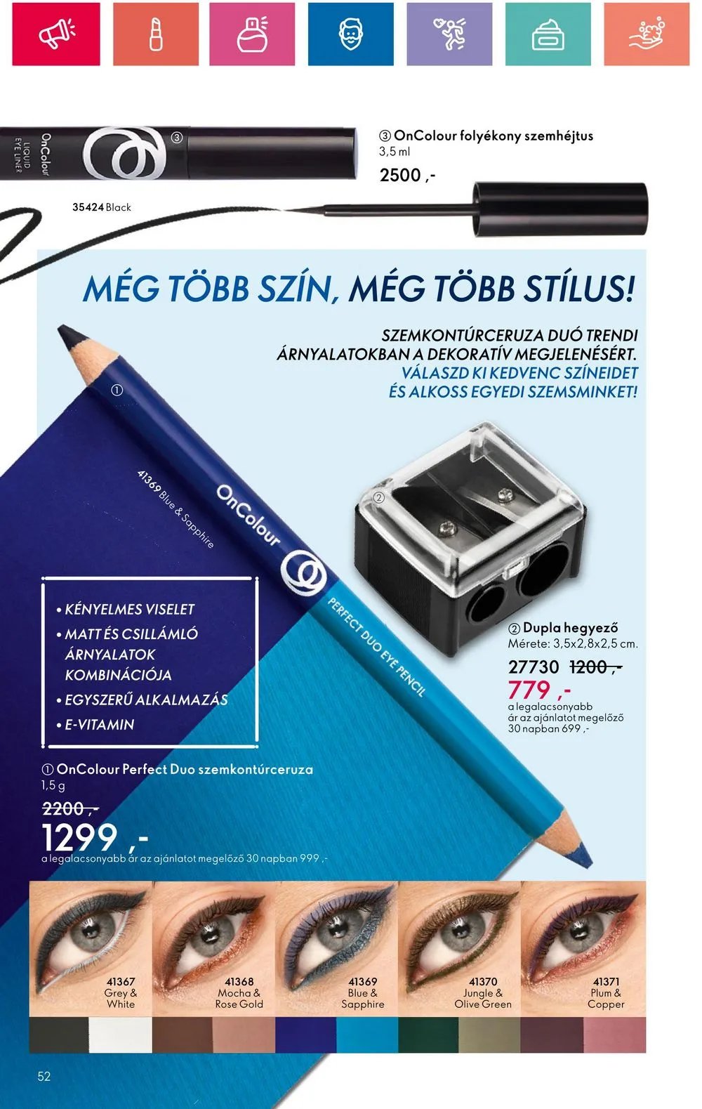 Oriflame akciós újság 07.30–08.19 – 52. oldal