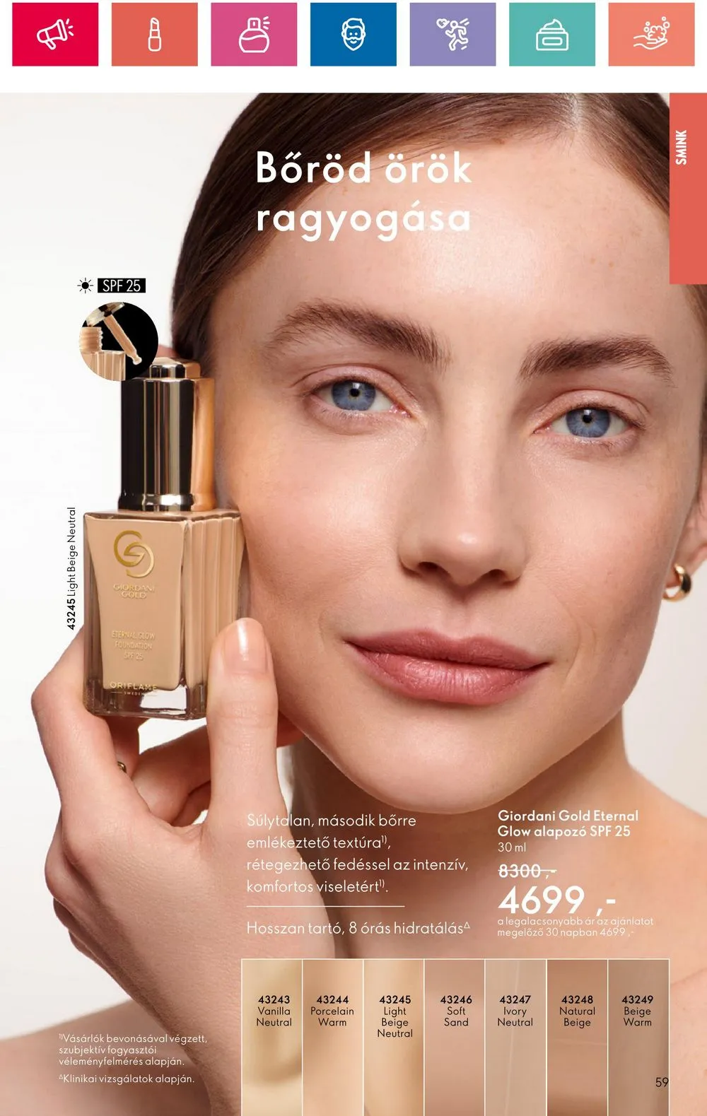 Oriflame akciós újság 07.30–08.19 – 59. oldal