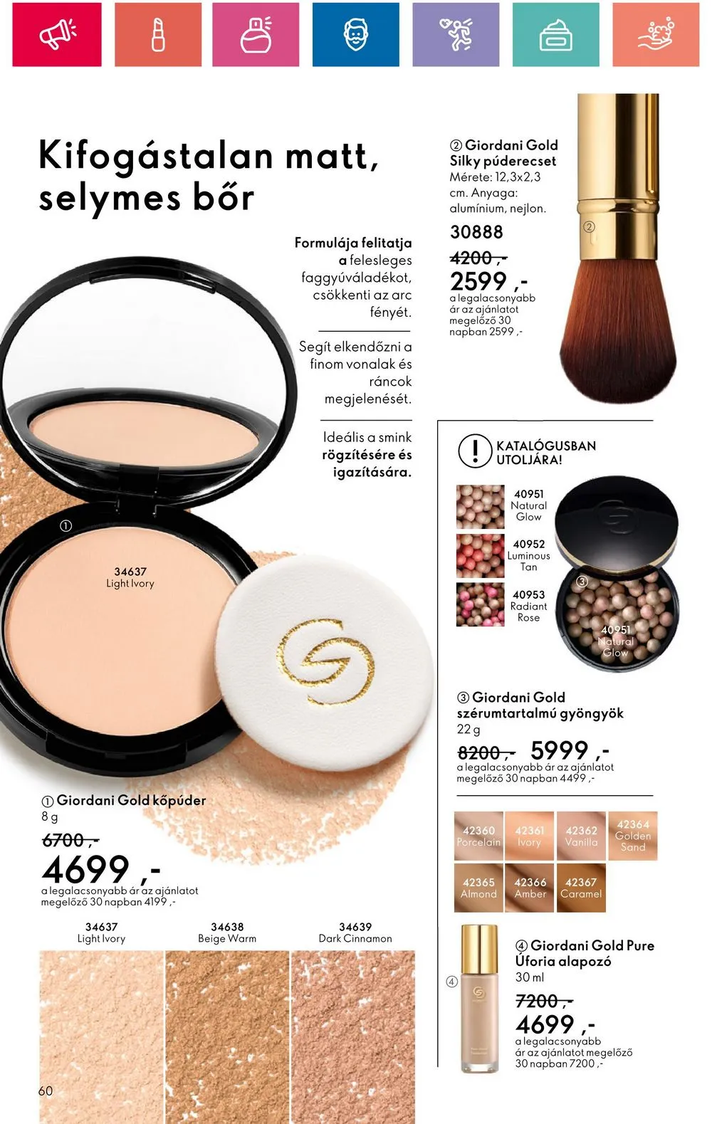 Oriflame akciós újság 07.30–08.19 – 60. oldal
