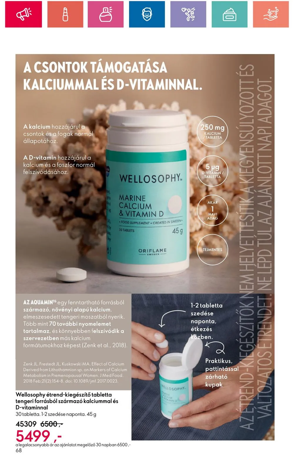 Oriflame akciós újság 07.30–08.19 – 68. oldal