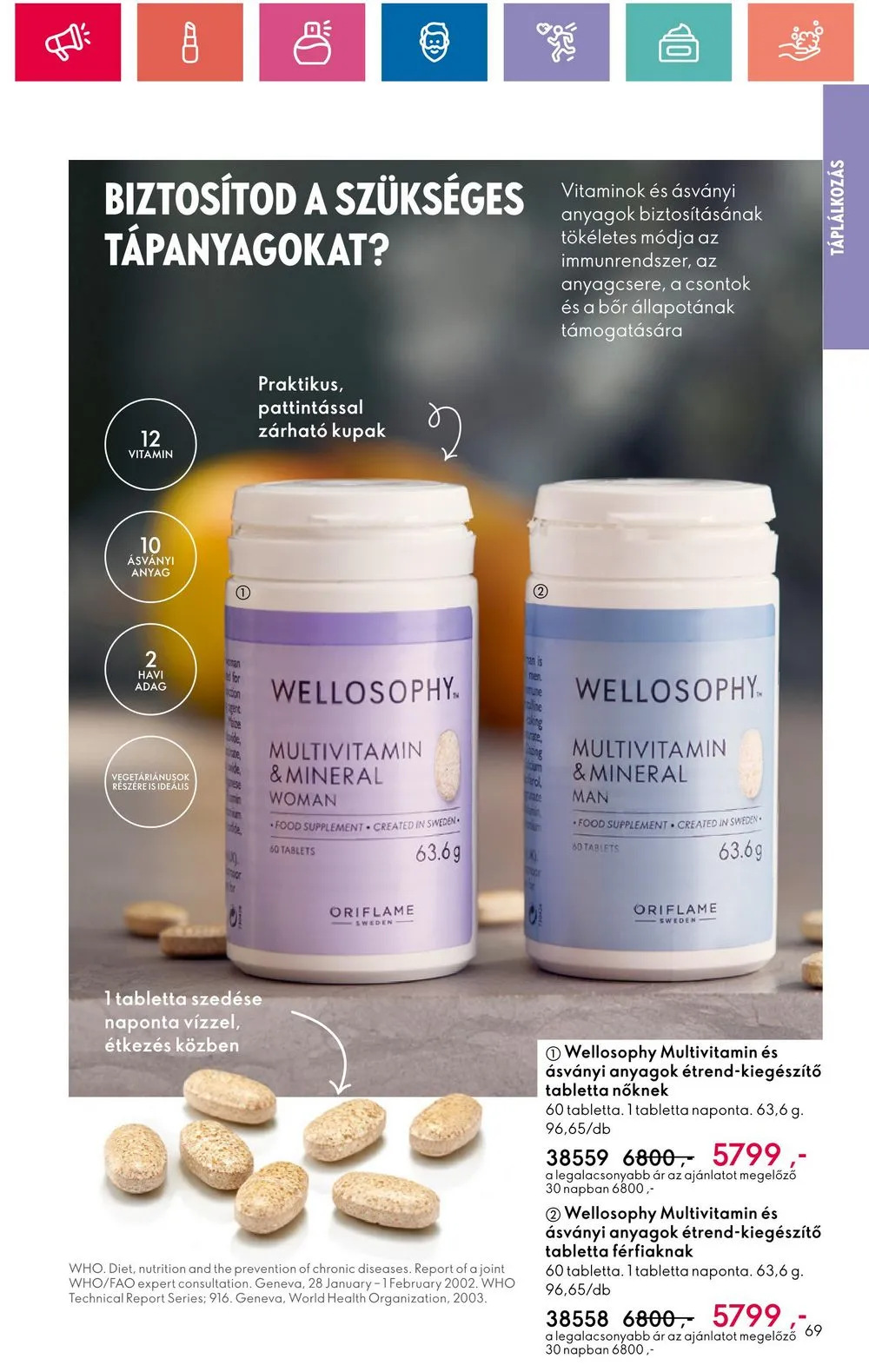 Oriflame akciós újság 07.30–08.19 – 69. oldal