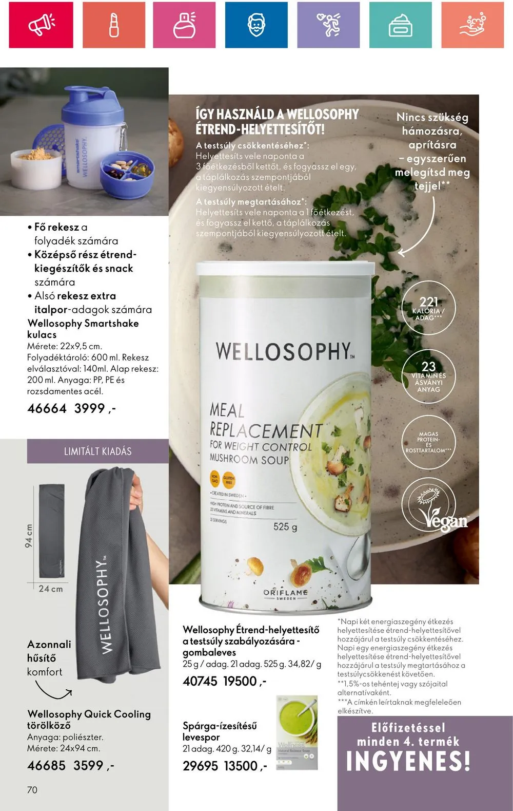 Oriflame akciós újság 07.30–08.19 – 70. oldal