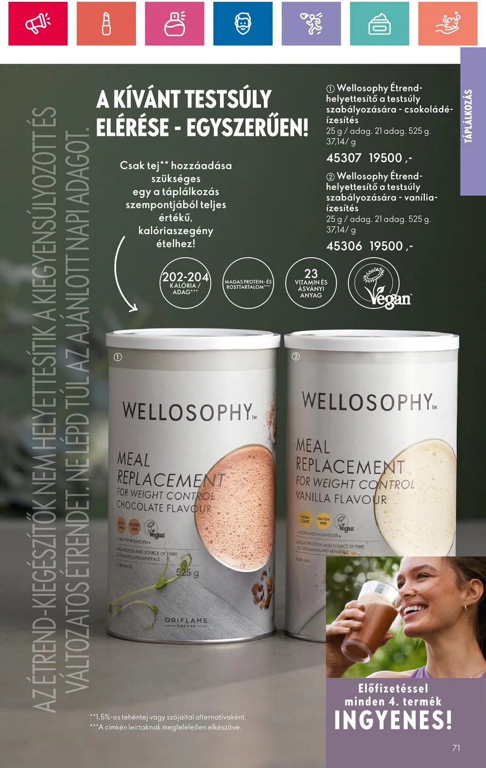 Oriflame akciós újság 07.30–08.19 – 71. oldal